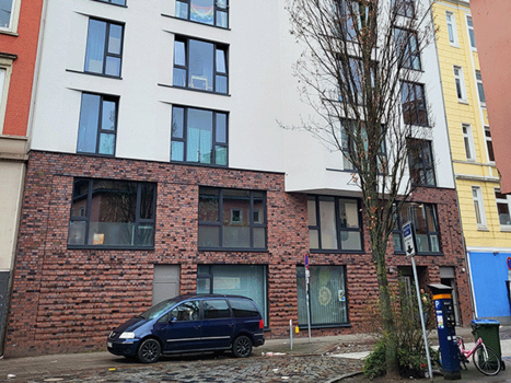 Eingangsbereich der Hausgemeinschaft Pulverteich